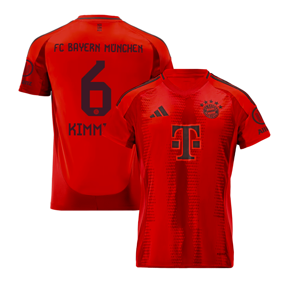 Joshua Kimmich 6 Bayern Munich 2024/25 Home YOUTH Jersey – Red