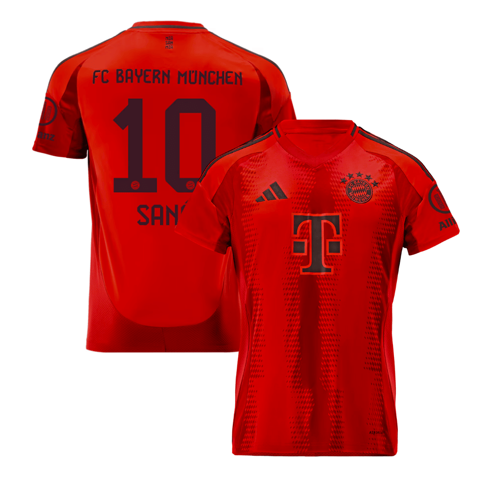 Leroy San 10 Bayern Munich 2024/25 Home YOUTH Jersey – Red