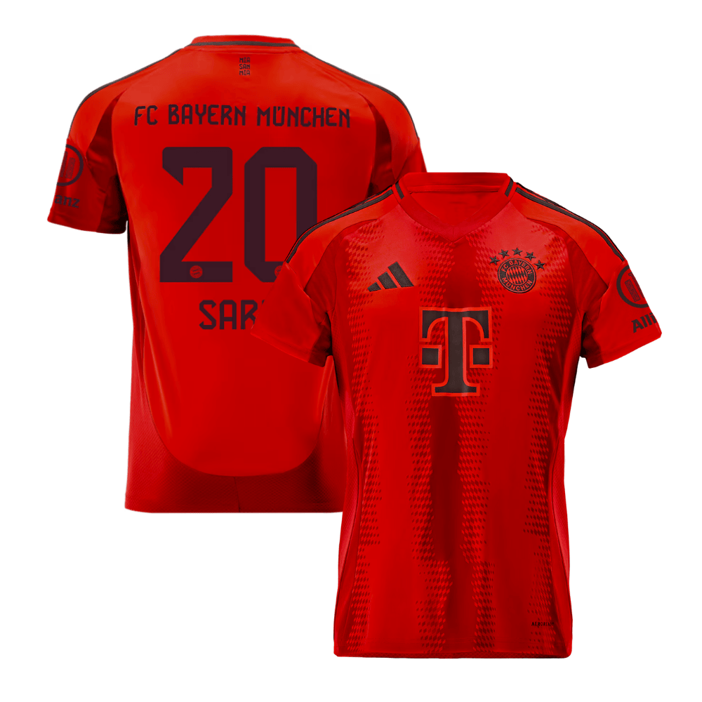 Bouna Sarr 20 Bayern Munich 2024/25 Home YOUTH Jersey – Red