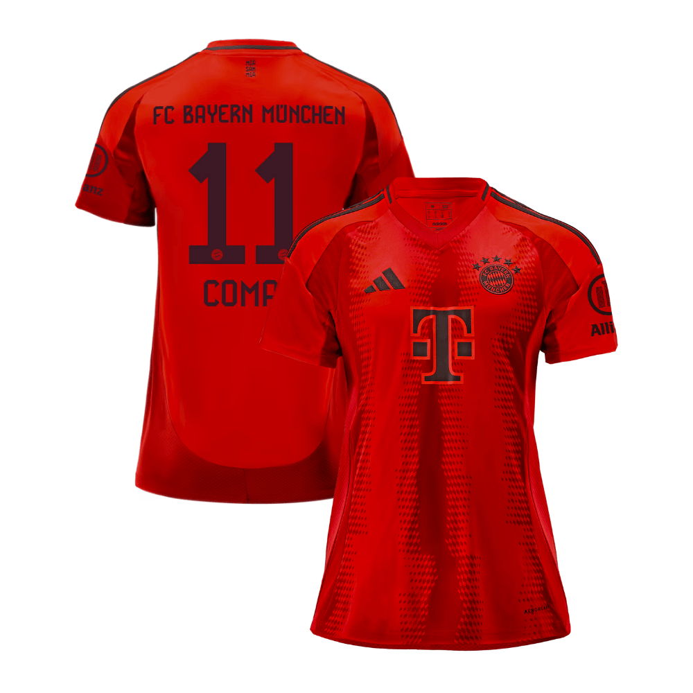 Kingsley Coman 11 Bayern Munich 2024/25 Home Women Jersey – Red