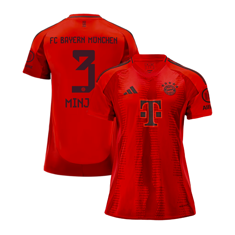 Minjae Kim 3 Bayern Munich 2024/25 Home Women Jersey – Red