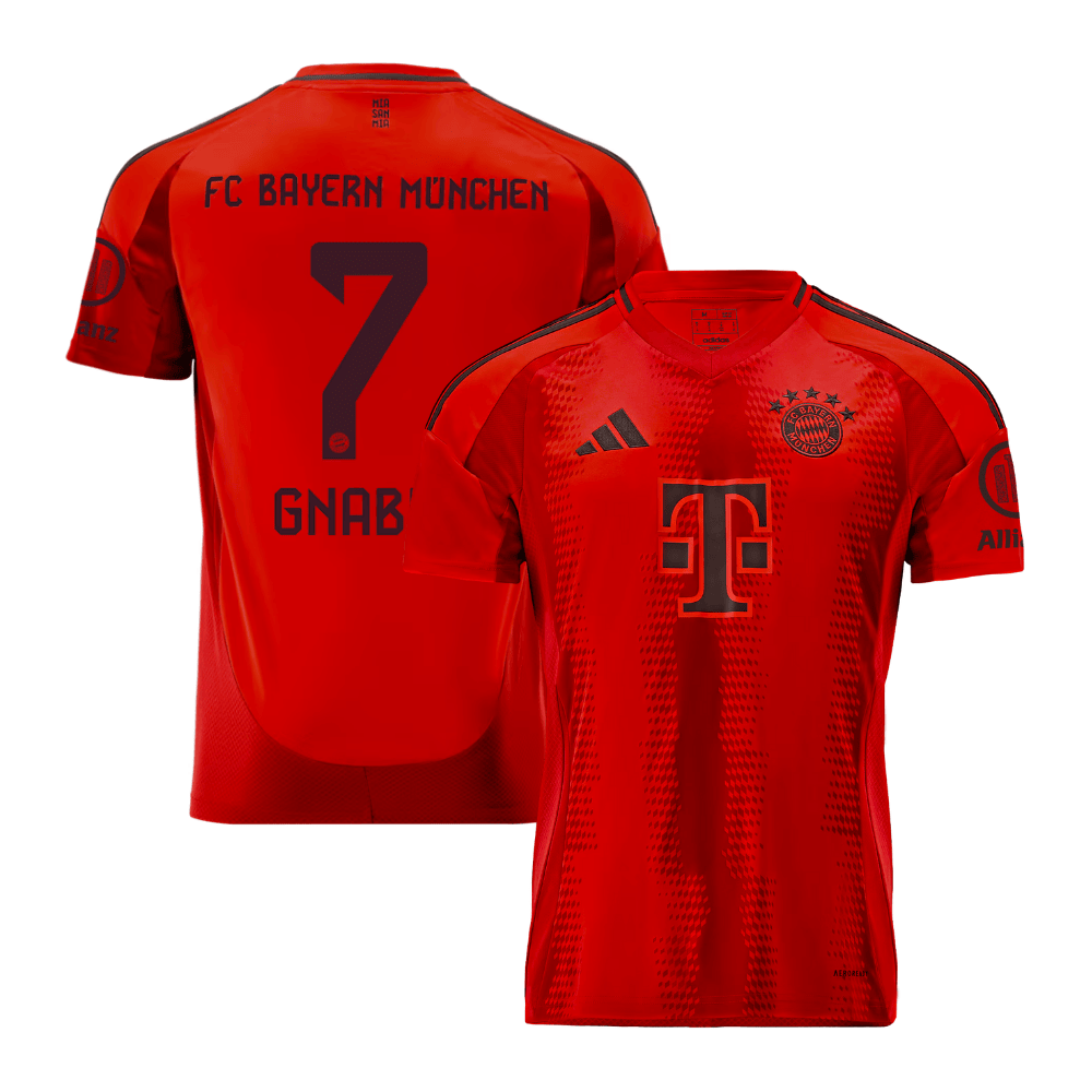 Serge Gnabry 7 Bayern Munich 2024/25 Home Men Jersey – Red