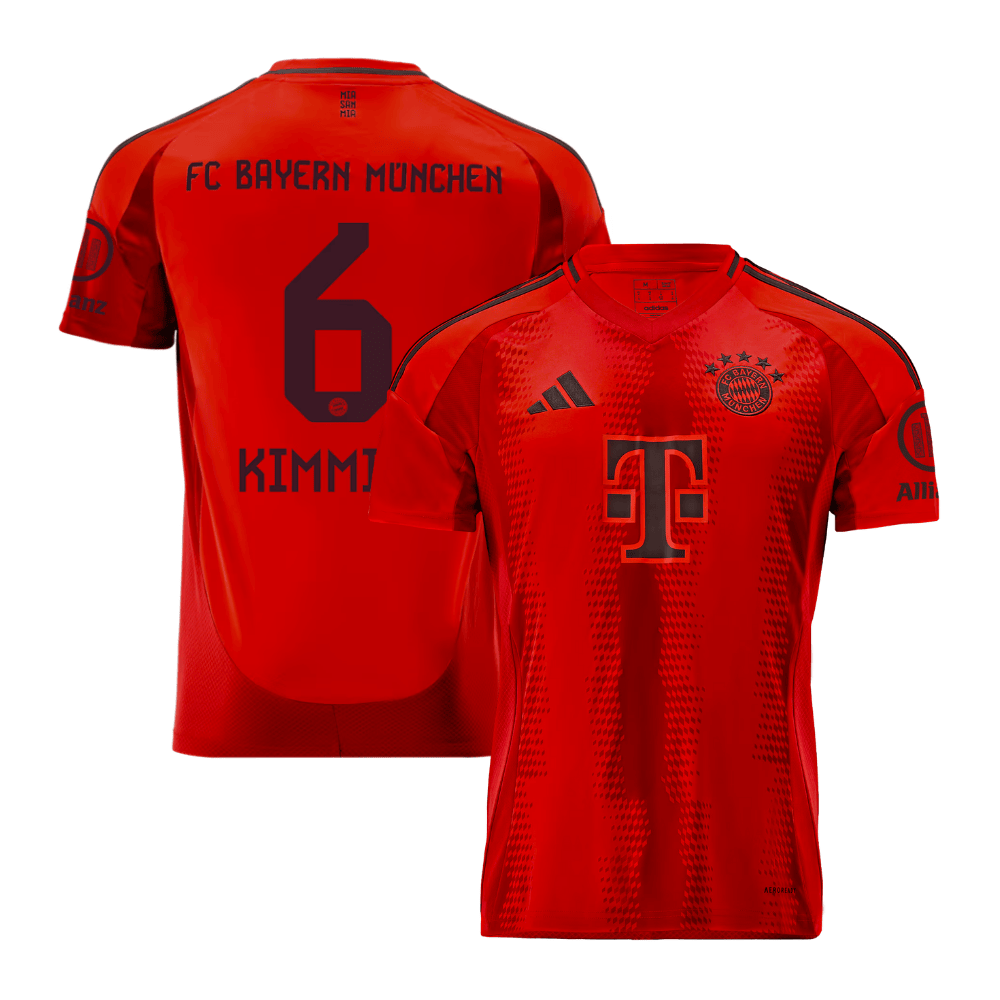 Joshua Kimmich 6 Bayern Munich 2024/25 Home Men Jersey – Red