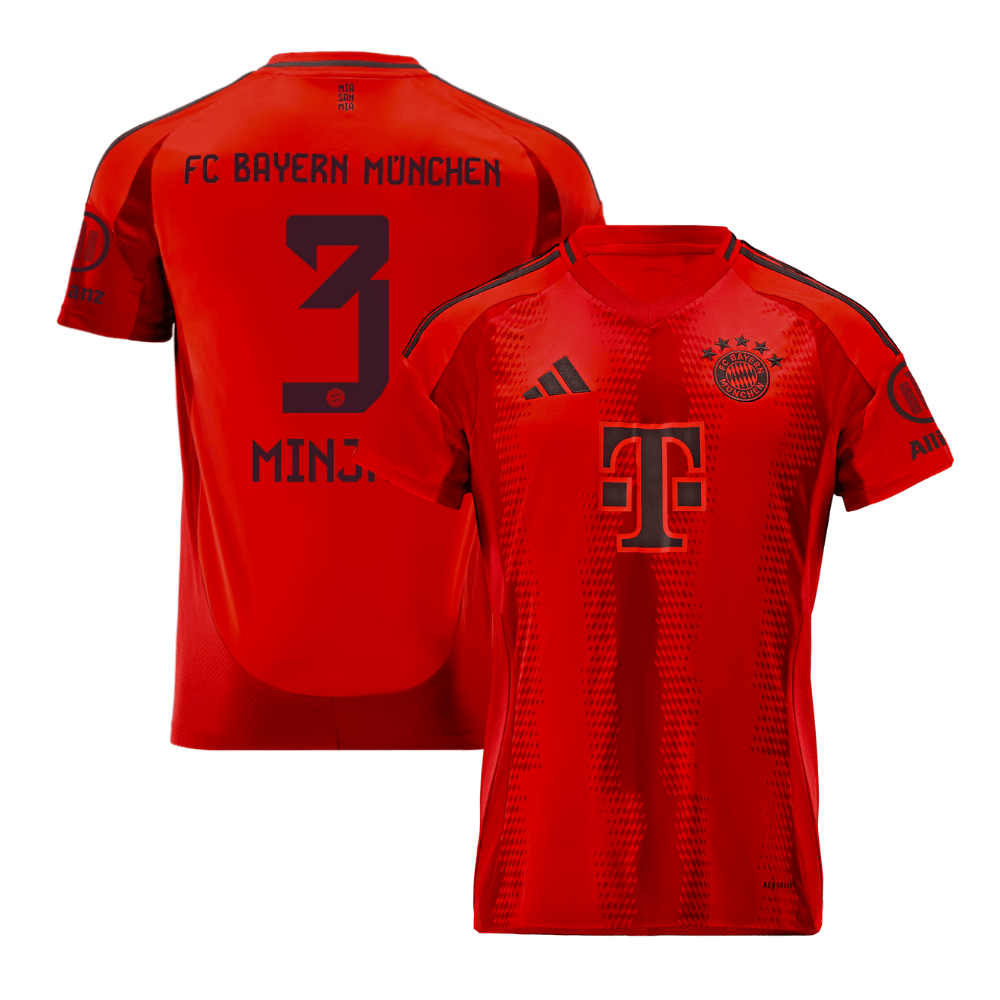 Minjae Kim 3 Bayern Munich 2024/25 Home YOUTH Jersey – Red