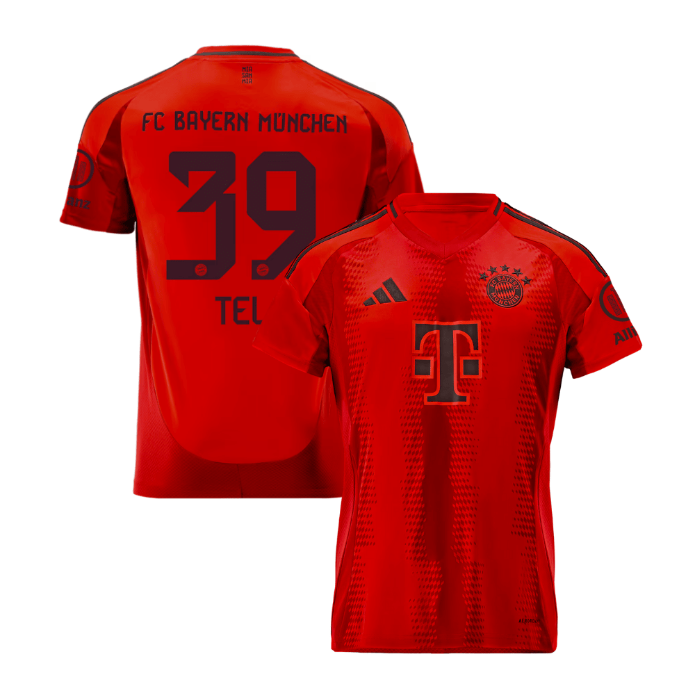 Mathys Tel 39 Bayern Munich 2024/25 Home YOUTH Jersey – Red
