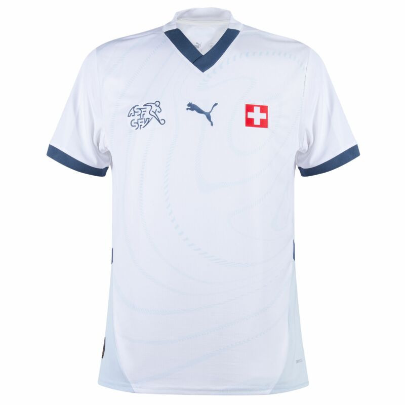 Switzerland 2024-2025 Away Jersey – Men White