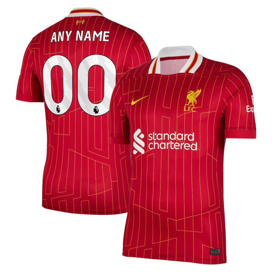 Liverpool 2024/25 Home Custom Men Jersey – Red