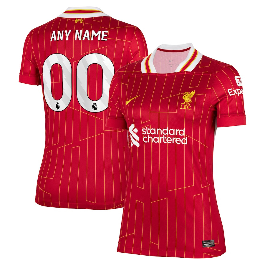 Liverpool 2024/25 Home Women Custom Jersey – Red
