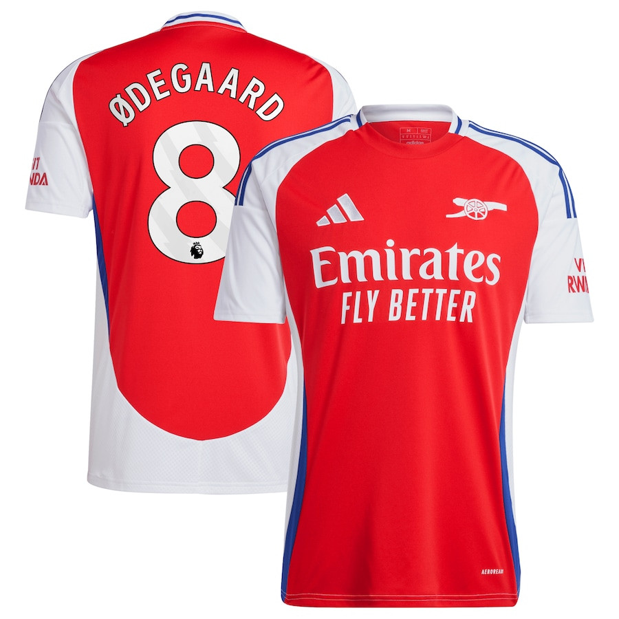 Martin degaard 8 Arsenal 2024/25 Home Men Jersey – Red