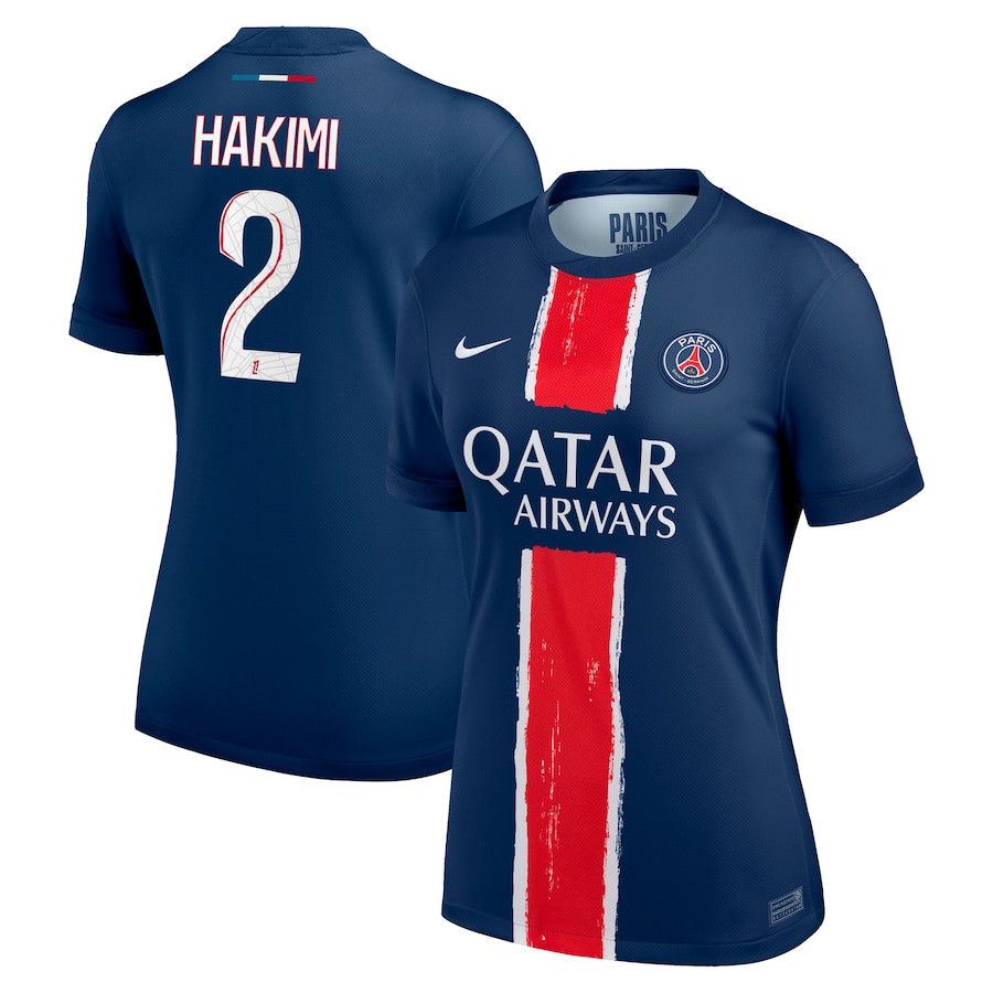 Achraf Hakimi 2 Paris Saint-Germain 2024/25 Home Women Jersey – Navy