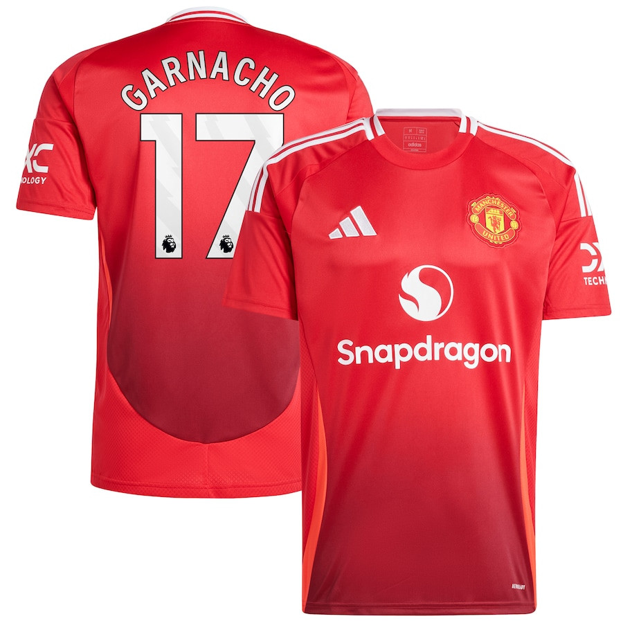 Alejandro Garnacho 17 Manchester United 2024/25 Home Men Jersey – Red