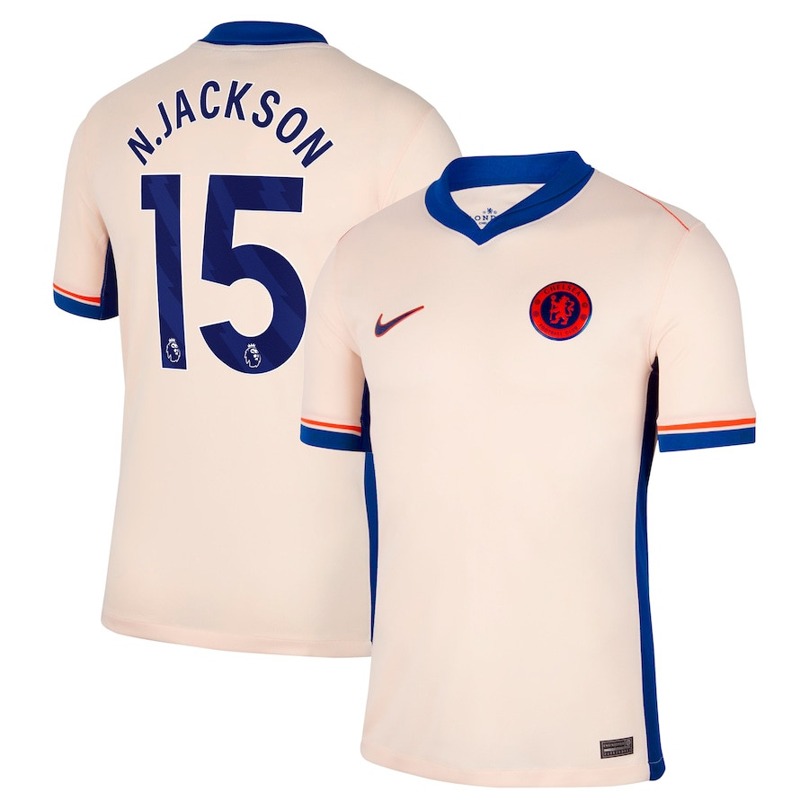 Nicolas Jackson 15 Chelsea 2024/25 Away Men Jersey – Orange