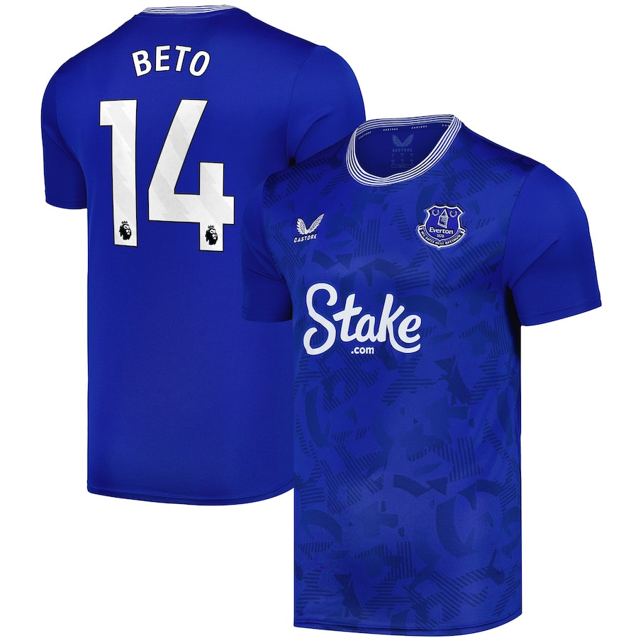 Beto 14 Everton FC 2024/25 Home Men Jersey – Blue