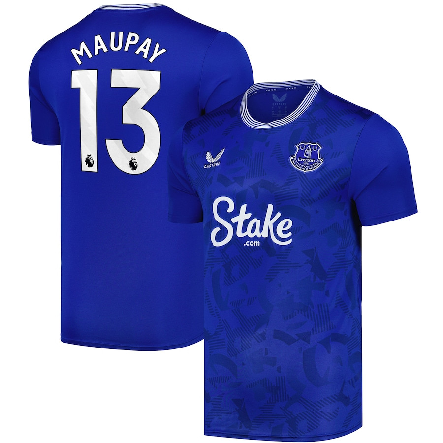 Neal Maupay 13 Everton FC 2024/25 Home Men Jersey – Blue