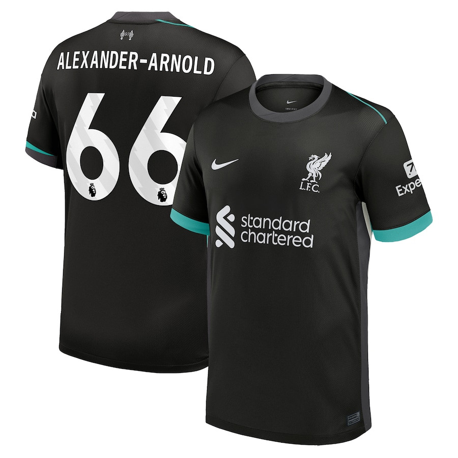 Trent Alexander-Arnold 66 Liverpool 2024/25 Away Men Jersey – Forest Green