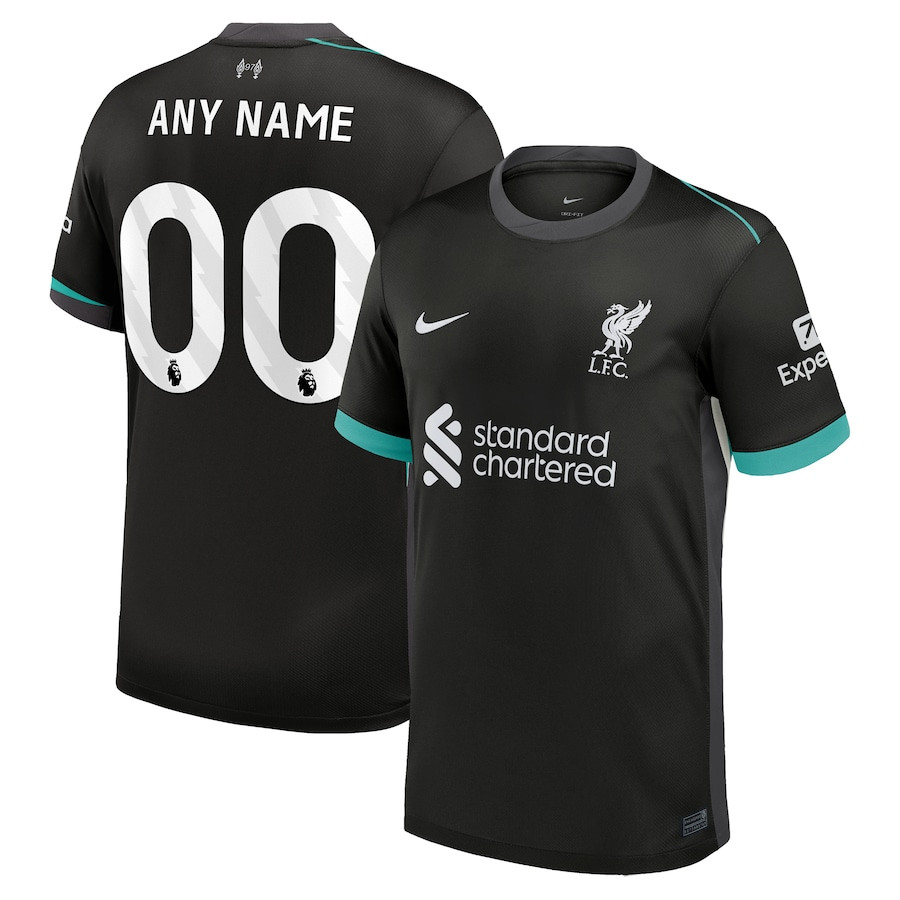 Liverpool 2024/25 Away Custom Men Jersey – Forest Green