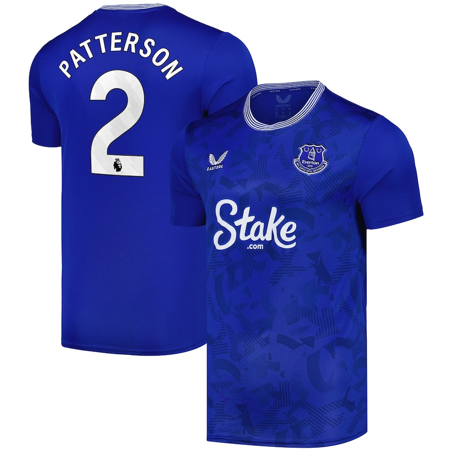 Nathan Patterson 2 Everton FC 2024/25 Home Men Jersey – Blue