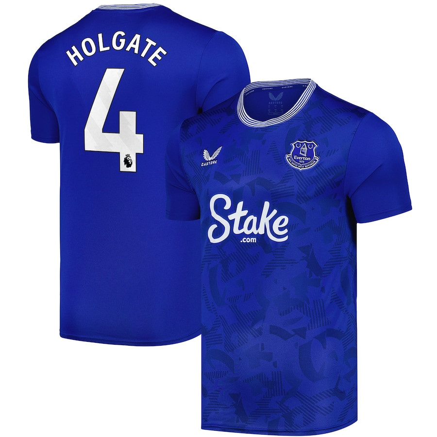 Mason Holgate 4 Everton FC 2024/25 Home Men Jersey – Blue