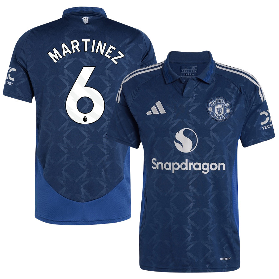 Lisandro Martnez 6 Manchester United 2024/25 Away Jersey – Men, Blue