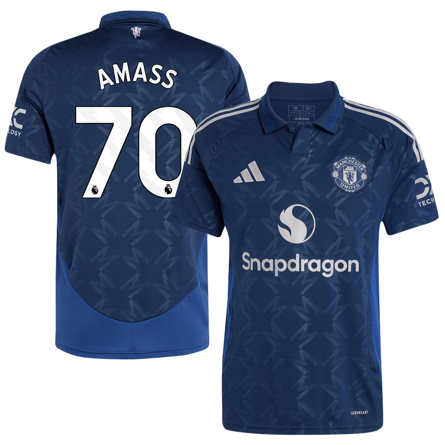 Harry Amass 70 Manchester United 2024/25 Away Jersey – Men, Blue