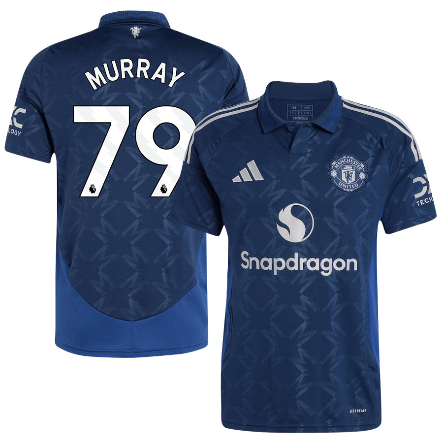 Sam Murray 79 Manchester United 2024/25 Away Jersey – Men, Blue