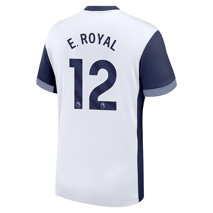 Emerson Royal 12 Tottenham Hotspur 2024/25 Home Men Jersey – White