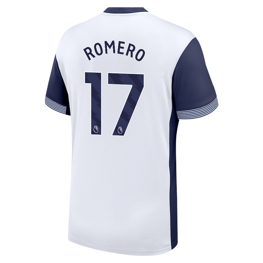 Cristian Romero 17 Tottenham Hotspur 2024/25 Home Men Jersey – White