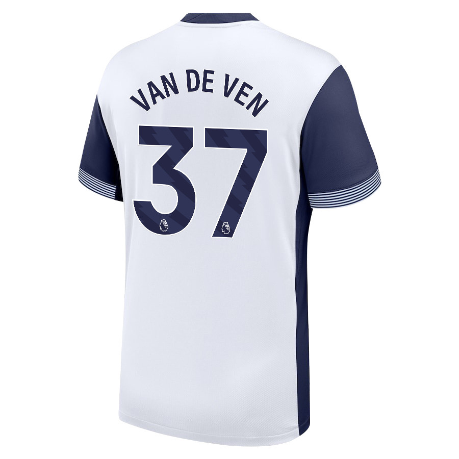 Micky van de Ven 37 Tottenham Hotspur 2024/25 Home Men Jersey – White