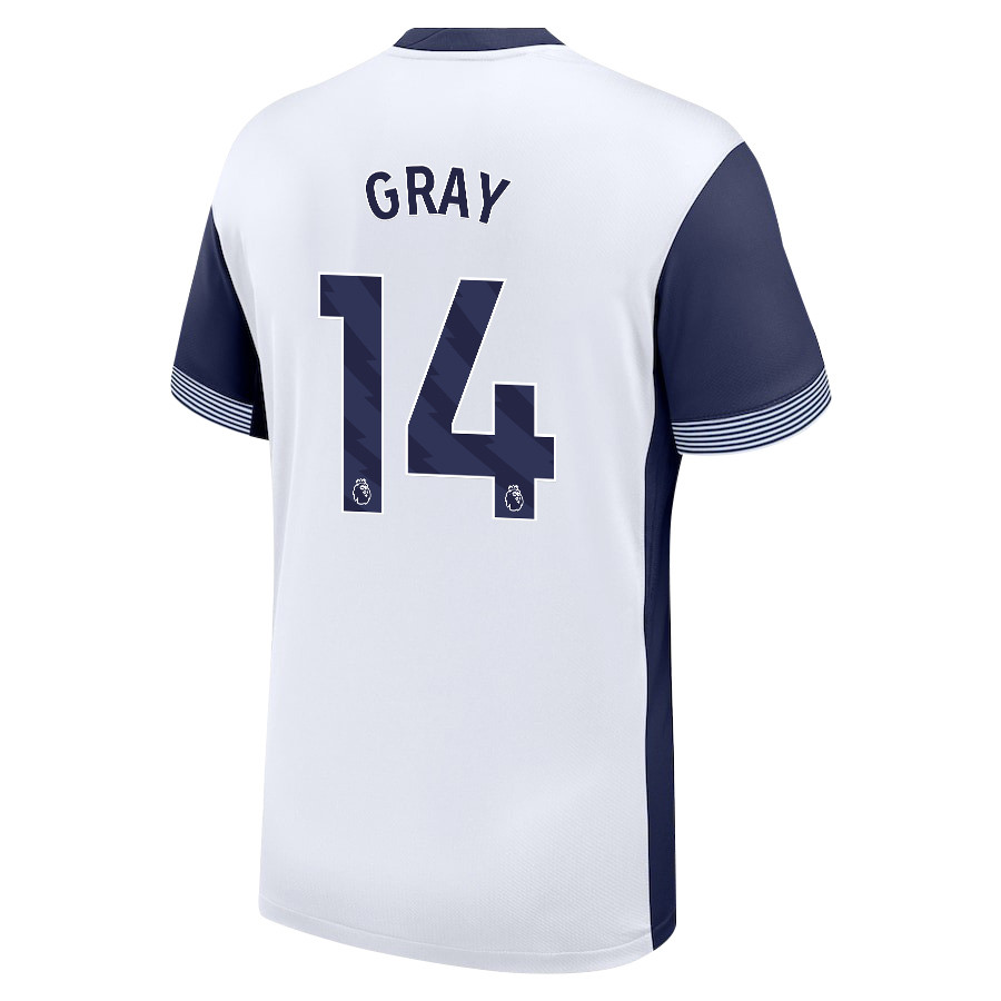 Archie Gray 14 Tottenham Hotspur 2024/25 Home Men Jersey – White