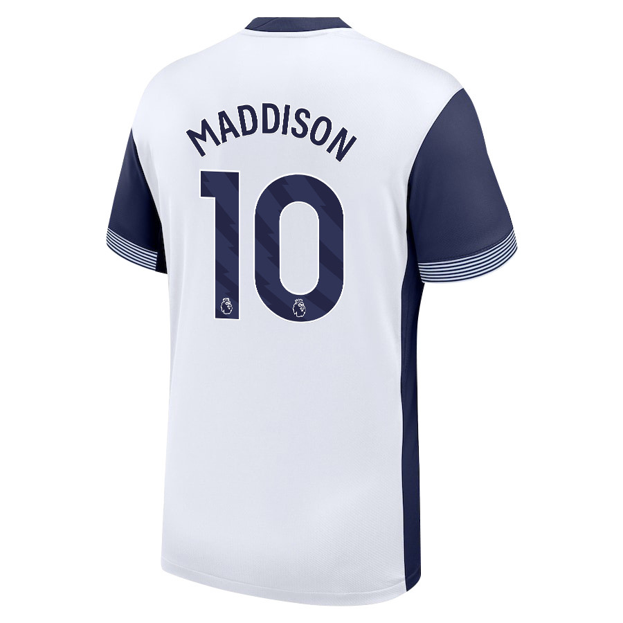 James Maddison 10 Tottenham Hotspur 2024/25 Home Men Jersey – White