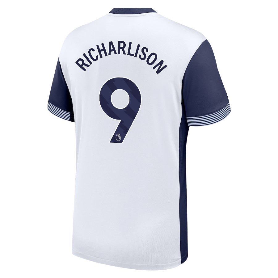 Richarlison 9 Tottenham Hotspur 2024/25 Home Men Jersey – White
