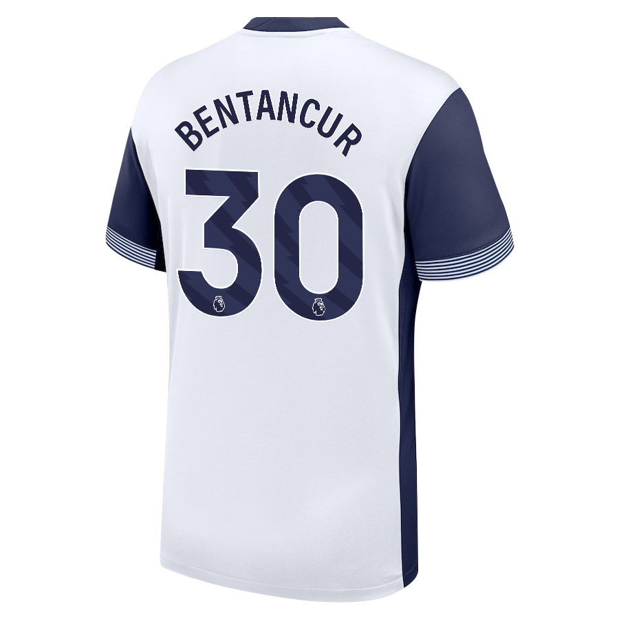 Rodrigo Bentancur 30 Tottenham Hotspur 2024/25 Home Men Jersey – White