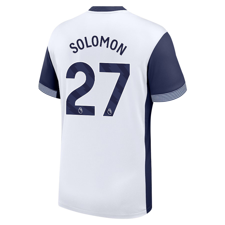 Manor Solomon 27 Tottenham Hotspur 2024/25 Home Men Jersey – White