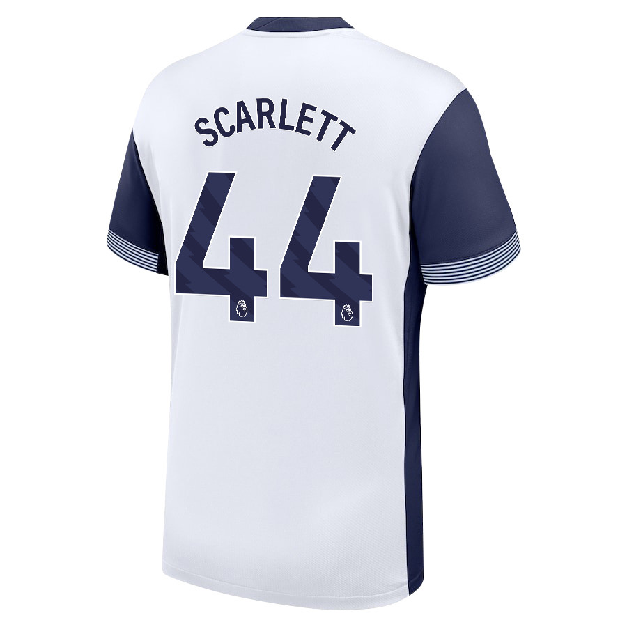 Dane Scarlett 44 Tottenham Hotspur 2024/25 Home Men Jersey – White