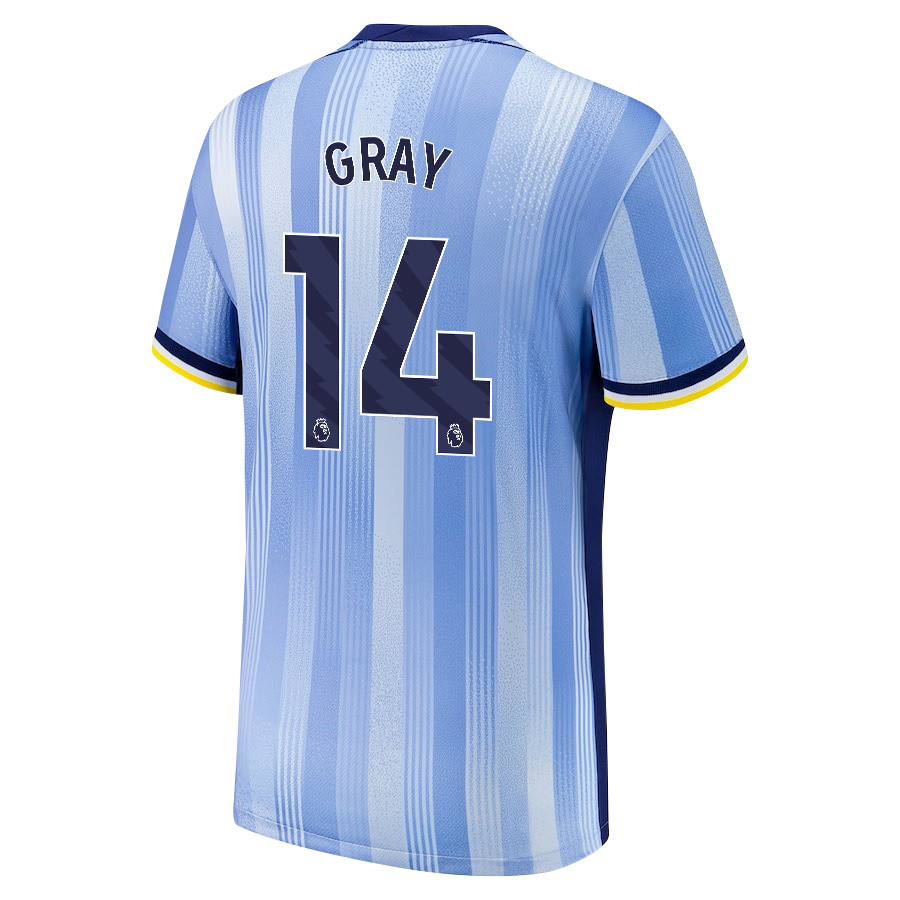 Archie Gray 14 Tottenham Hotspur 2024/25 Away Men Jersey – Blue