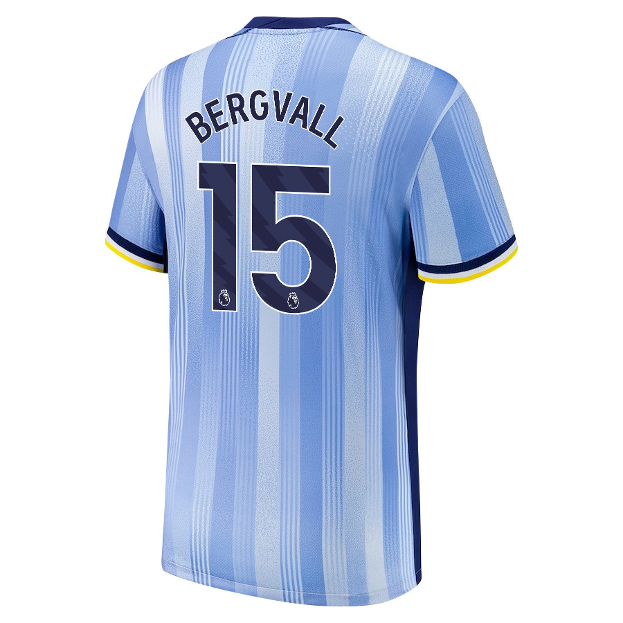Lucas Bergvall 15 Tottenham Hotspur 2024/25 Away Men Jersey – Blue
