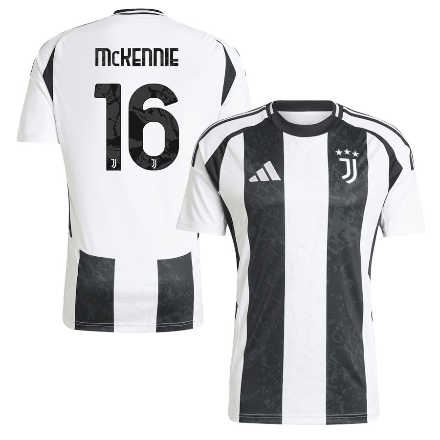 Weston McKennie 16 Juventus 2024/25 Home Men Jersey – White