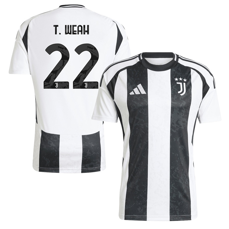 Timothy Weah 22 Juventus 2024/25 Home Men Jersey – White