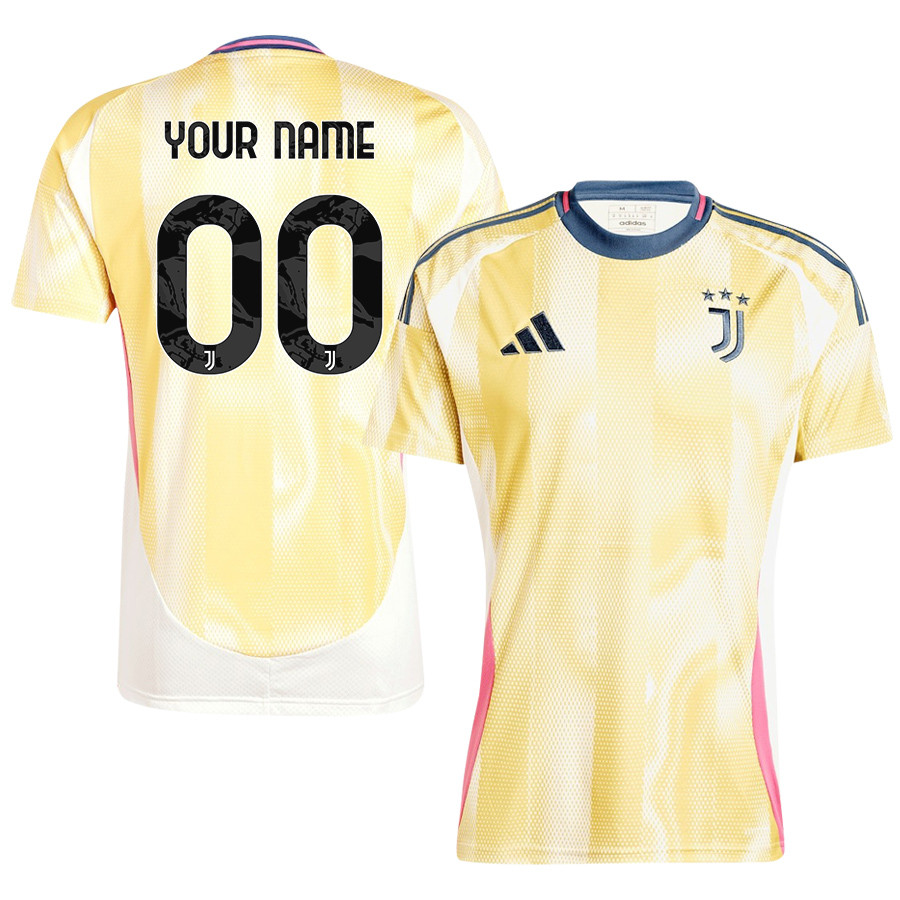 Juventus 2024/25 Away Men Custom Jersey – Yellow