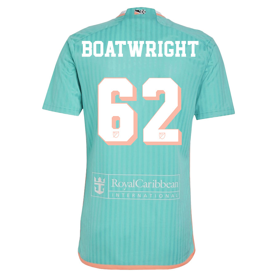 Israel Boatwright 62 Inter Miami CF 2024 Archive Men Jersey – Aqua