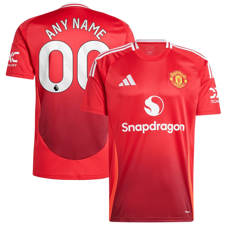 Manchester United 2024/25 Home Men Custom Jersey – Red