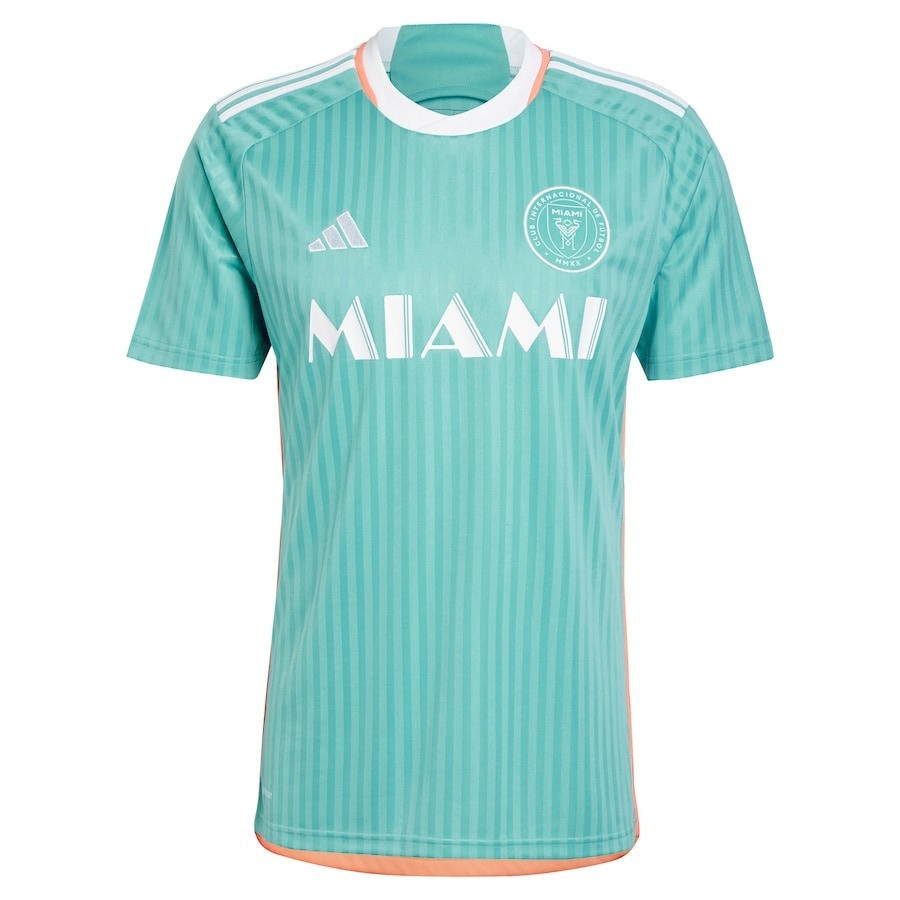 Lionel Messi 10 Signed Inter Miami CF 2024 Archive Men Jersey Autographed – Aqua