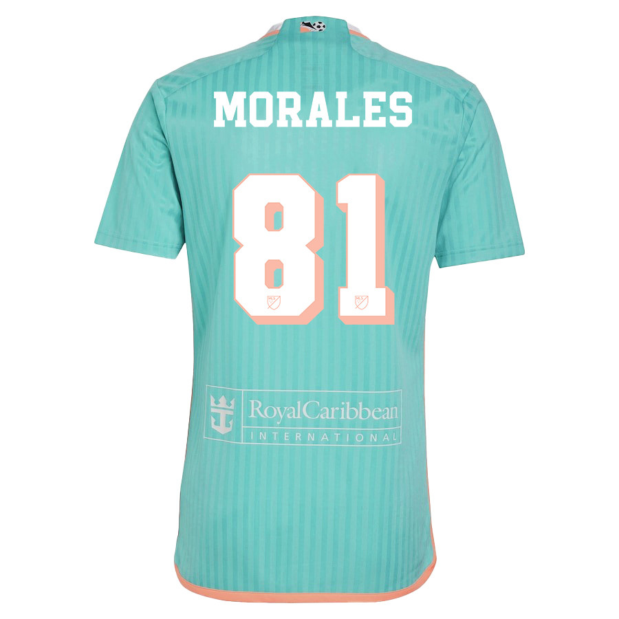 Santiago Morales 81 Inter Miami CF 2024 Archive Men Jersey – Aqua