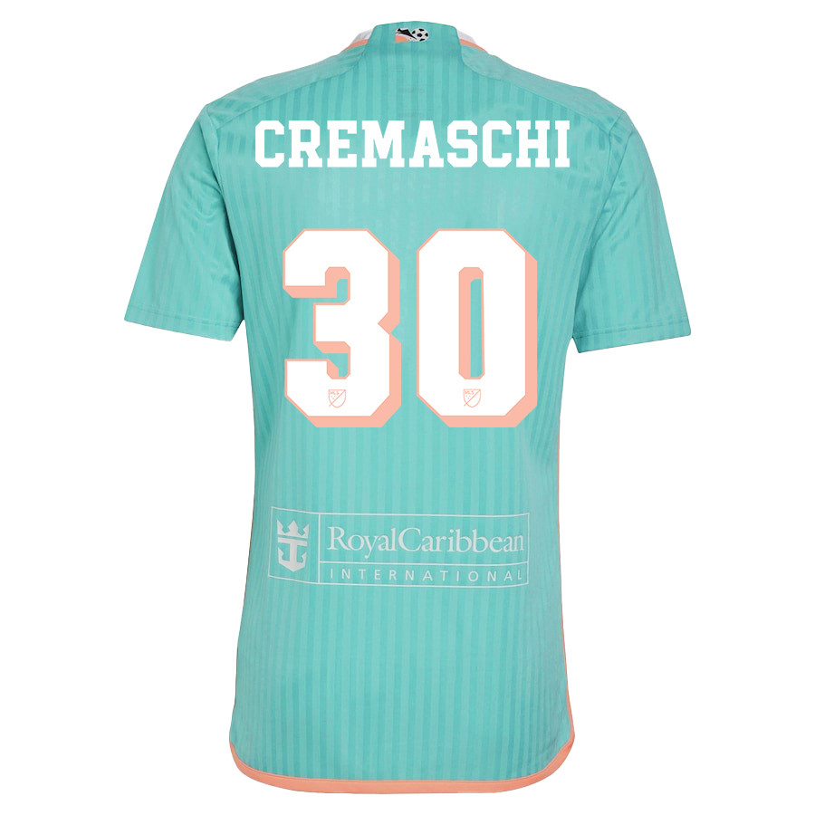Benjamin Cremaschi 30 Inter Miami CF 2024 Archive Men Jersey – Aqua