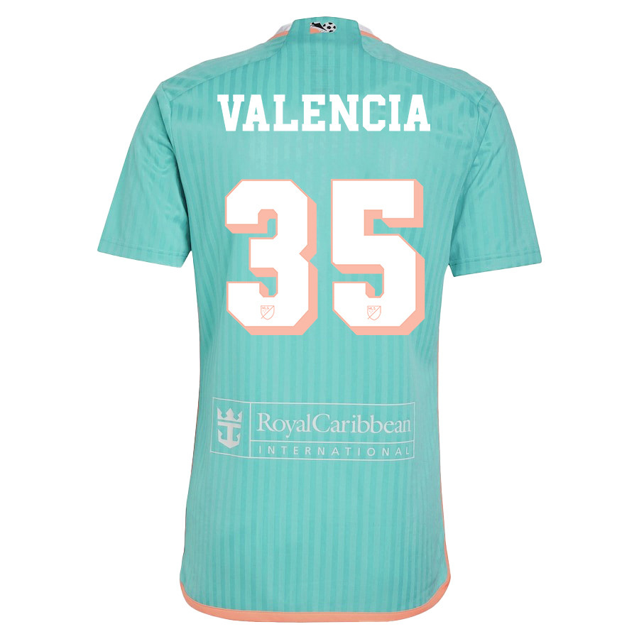Felipe Valencia 35 Inter Miami CF 2024 Archive Men Jersey – Aqua