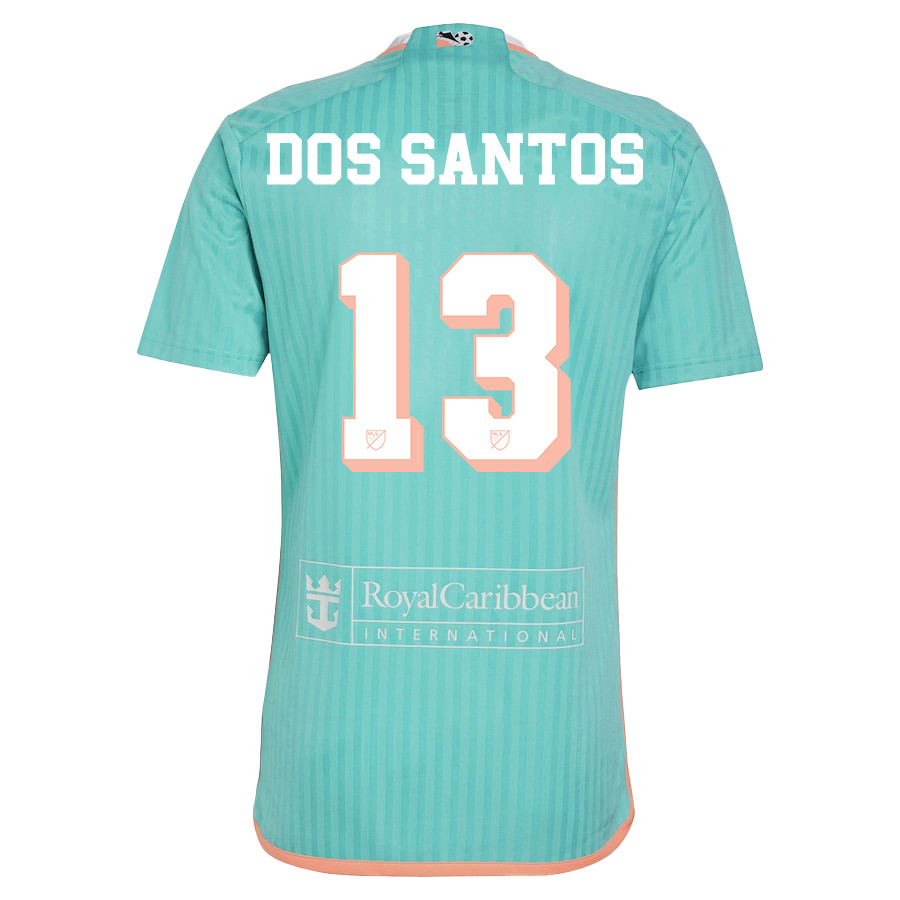 CJ Dos Santos 13 Inter Miami CF 2024 Archive Men Jersey – Aqua