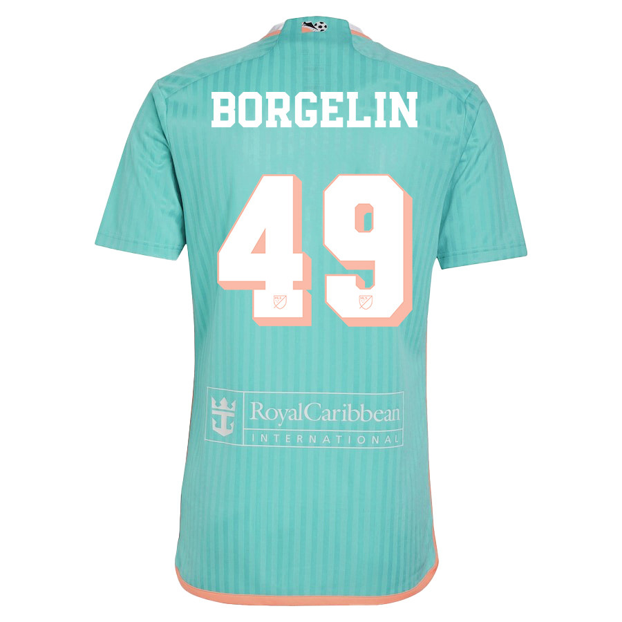 Shanyder Borgelin 49 Inter Miami CF 2024 Archive Men Jersey – Aqua