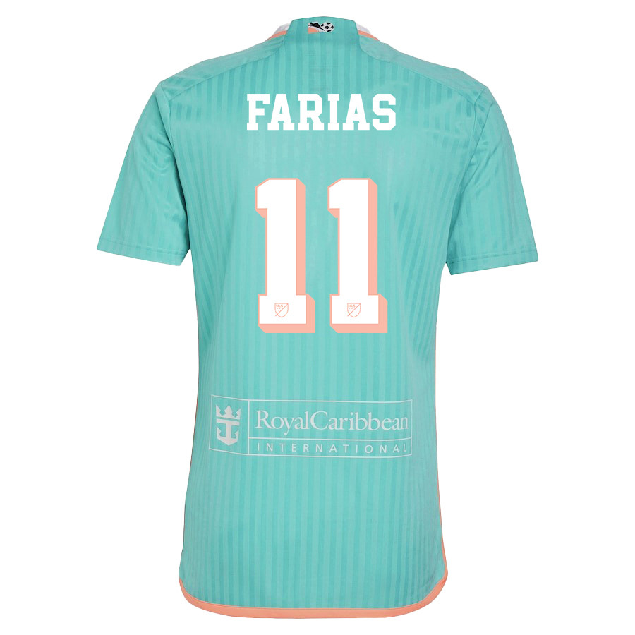 Facundo Faras 11 Inter Miami CF 2024 Archive Men Jersey – Aqua