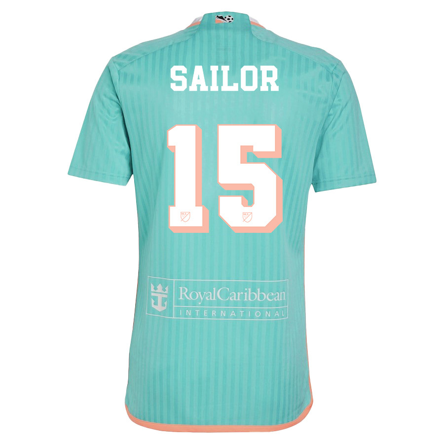 Ryan Sailor 15 Inter Miami CF 2024 Archive Men Jersey – Aqua