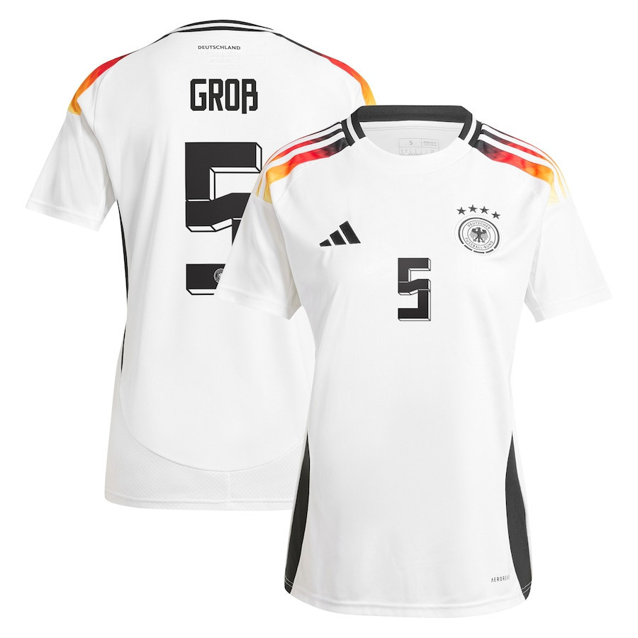 Pascal Gro 5 Germany National Team 2024 Home Women Jersey – White